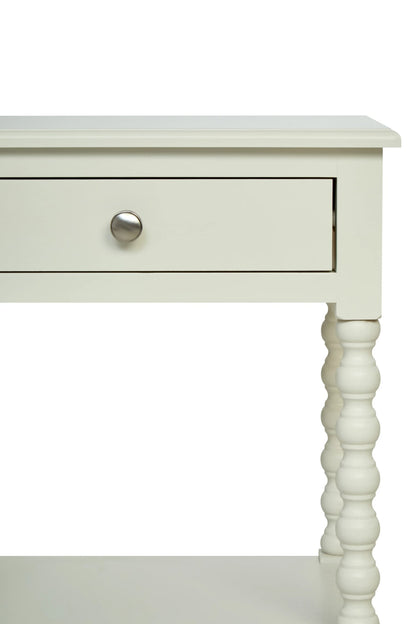Savoy One Drawer Bobble Detail Wooden Bedside Table 