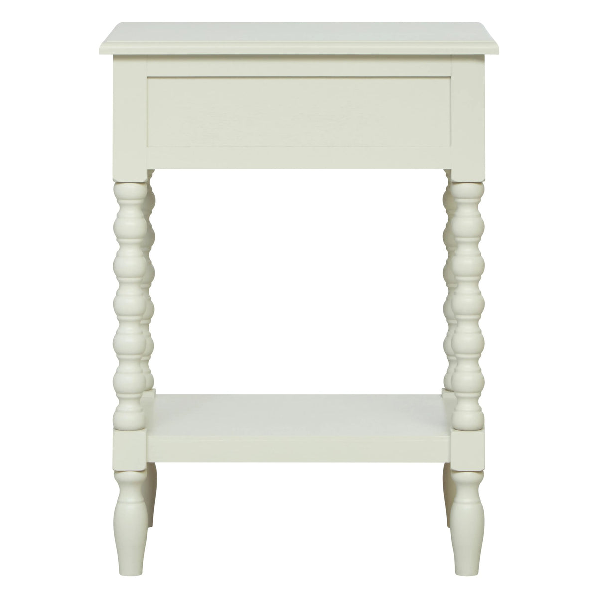 Savoy One Drawer Bobble Detail Wooden Bedside Table 