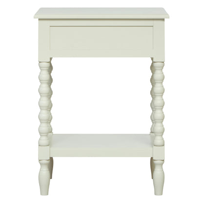 Savoy One Drawer Bobble Detail Wooden Bedside Table 