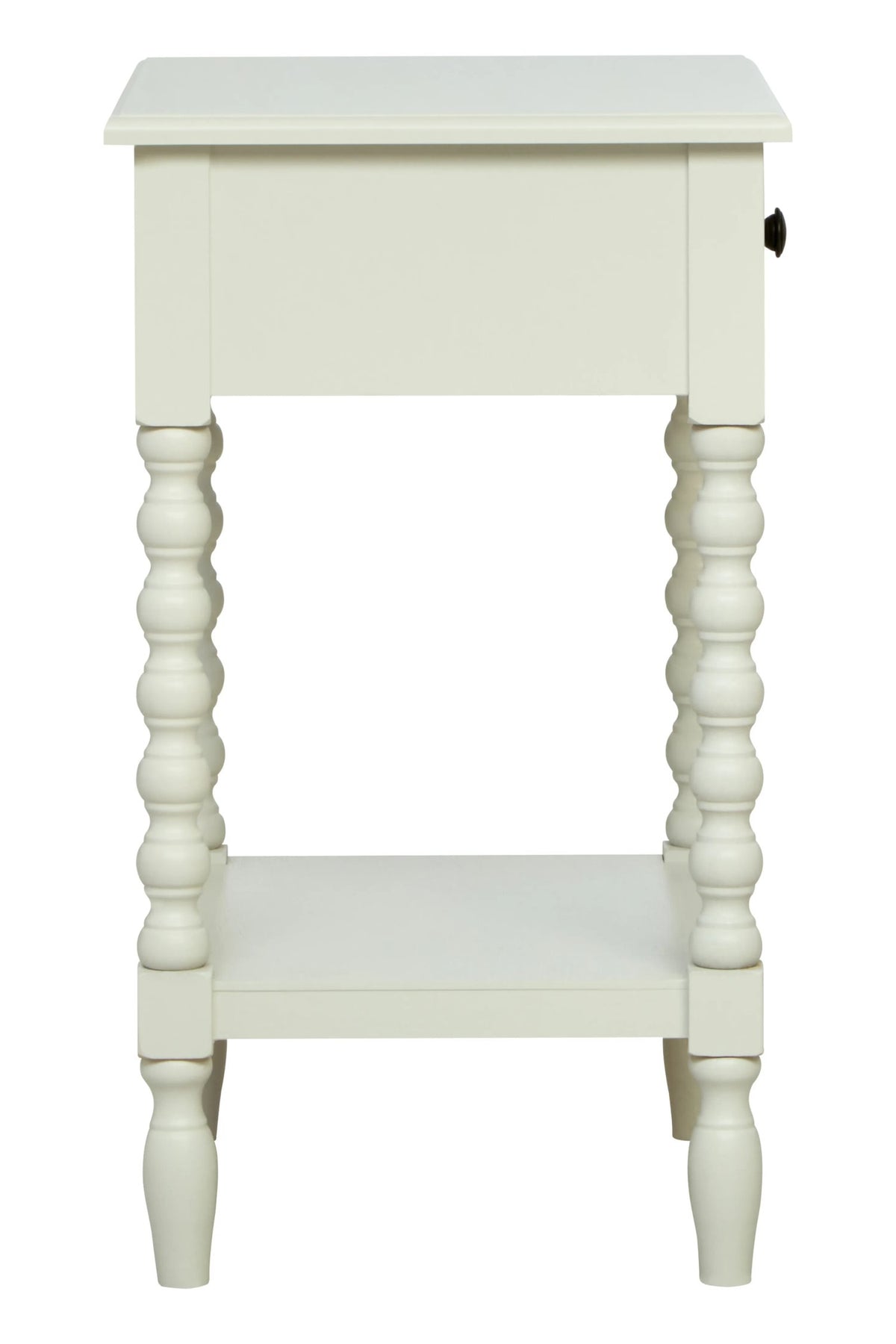 Savoy One Drawer Bobble Detail Wooden Bedside Table 