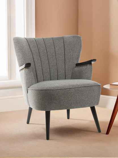 Granada Grey Fabric Armchair