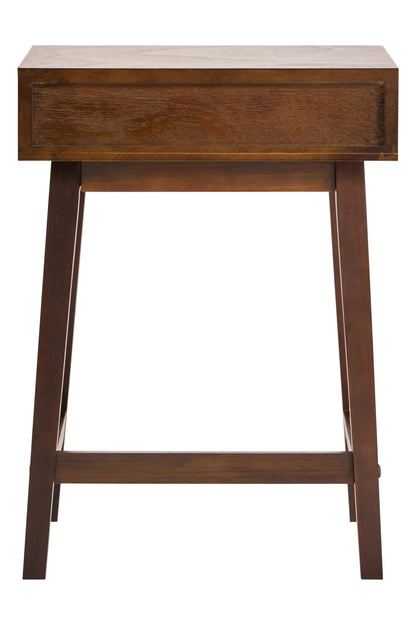 Savoy One Drawer Walnut Wood Finish Side Table