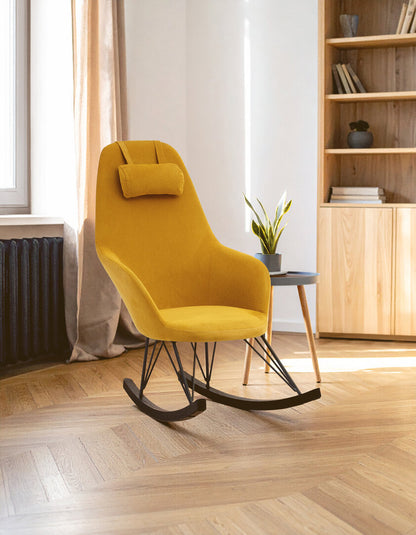 Penzance Yellow Rocking Chair