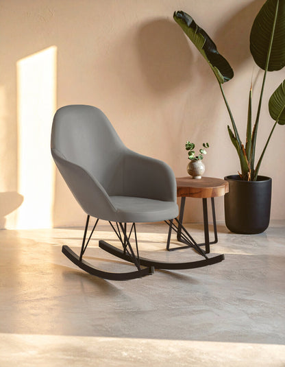 Penzance Dark Grey Rocking Chair