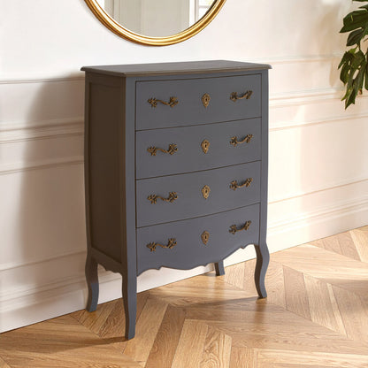 Stirling 4 Drawer Dark Grey Chest