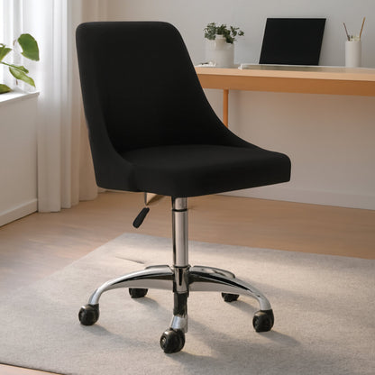 Florence Black And Chrome Home Office Chair