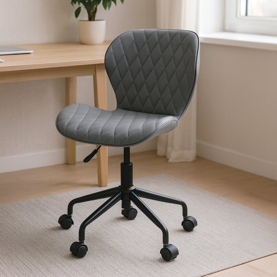 Florence Grey And Black Home Office Chair