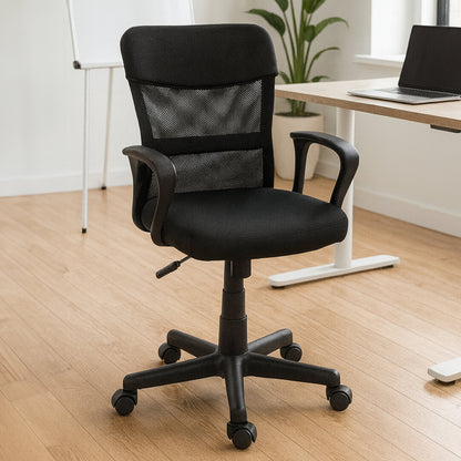 Windsor Black And Dark Grey Home Office Chair