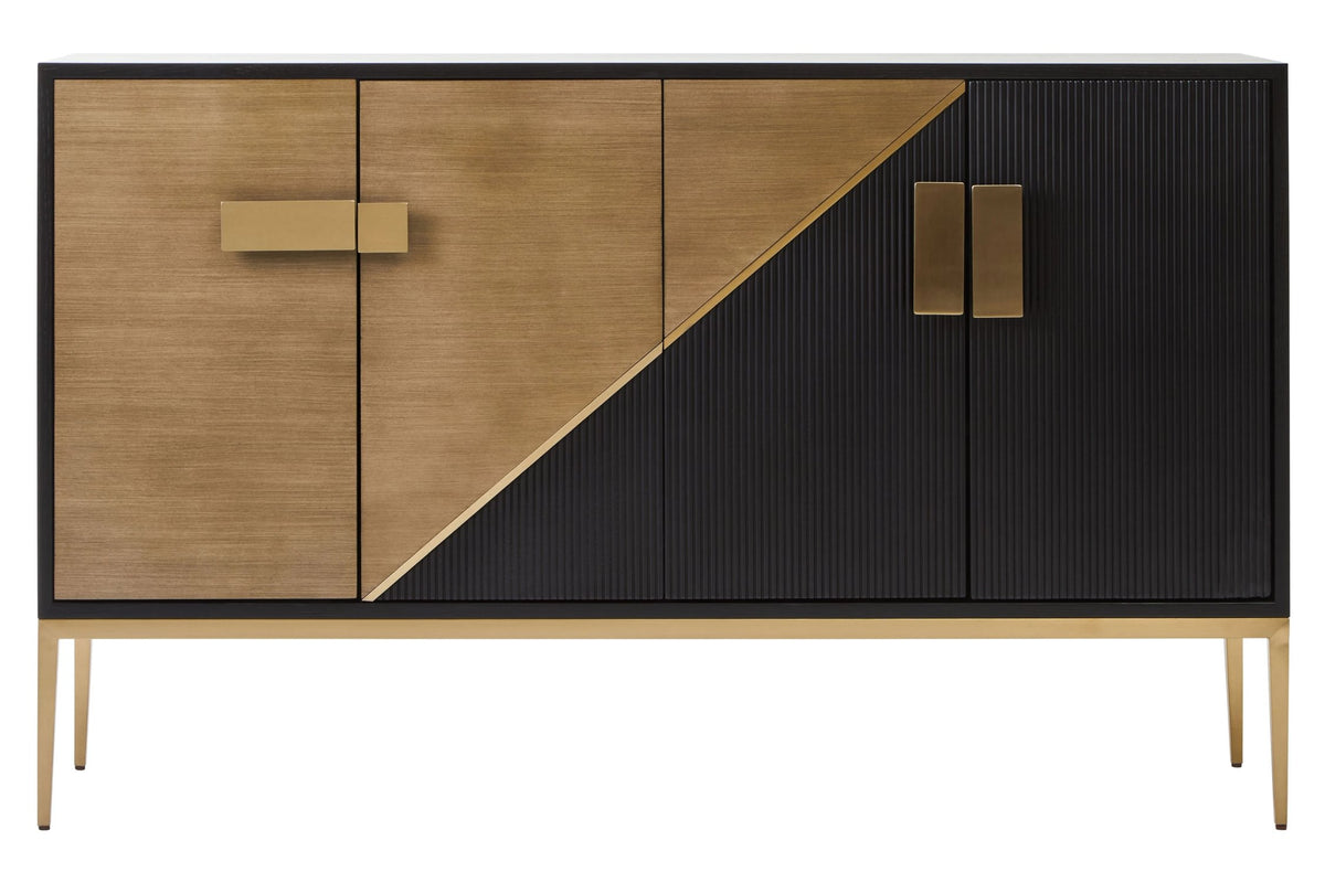 Lisbon Black and Grey Sideboard