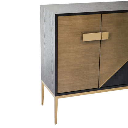 Lisbon Black and Grey Sideboard