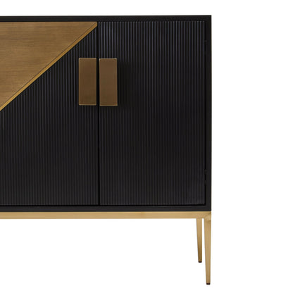 Lisbon Black and Grey Sideboard