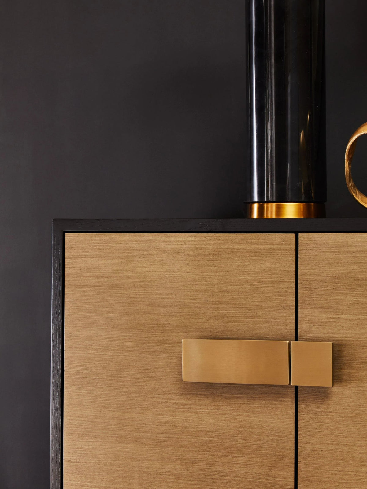 Lisbon Black and Grey Sideboard