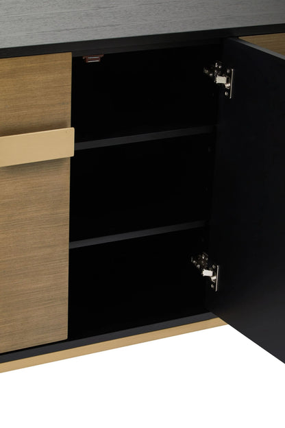 Lisbon Black and Grey Sideboard