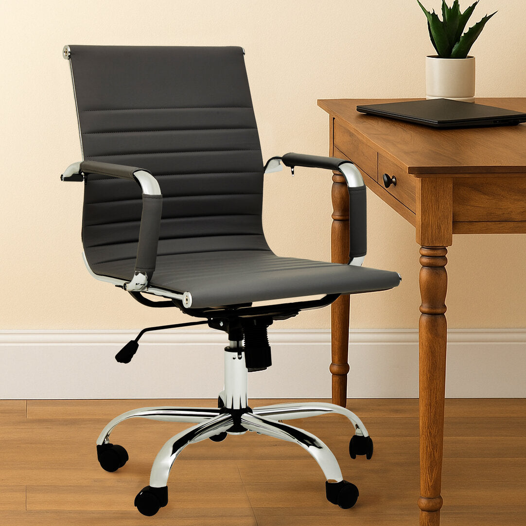 Florence Black Low Back Home Office Chair