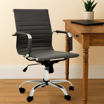 Florence Black Low Back Home Office Chair