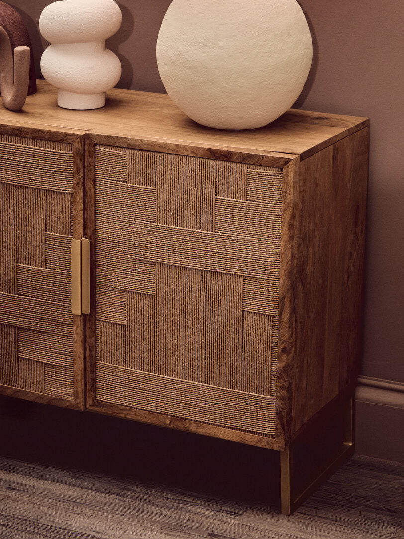 Turin White Papier Mache Table Lamp