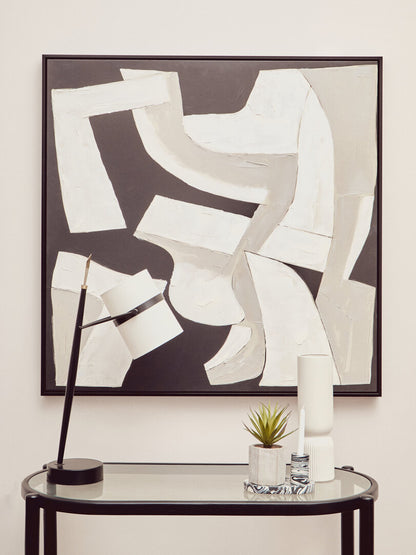 Stirling Rattan and Glass 2 Tier Console Table