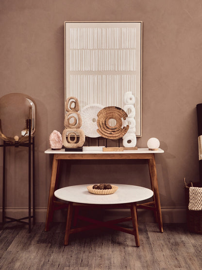 Richmond White Marble Coffee Table