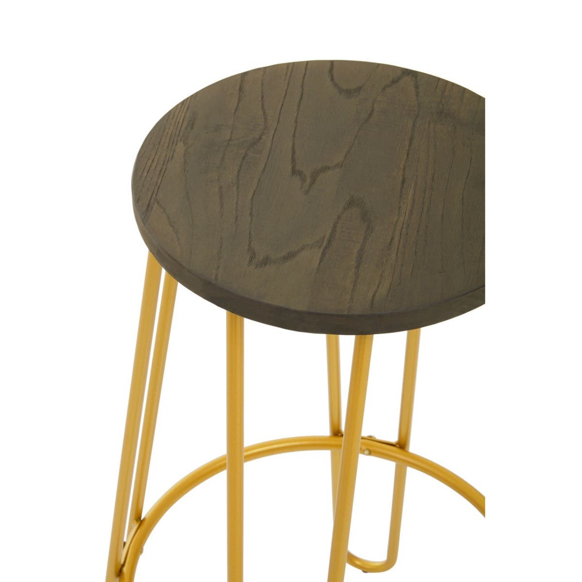 Madison Metal Frame Bar Stool #colour_gold