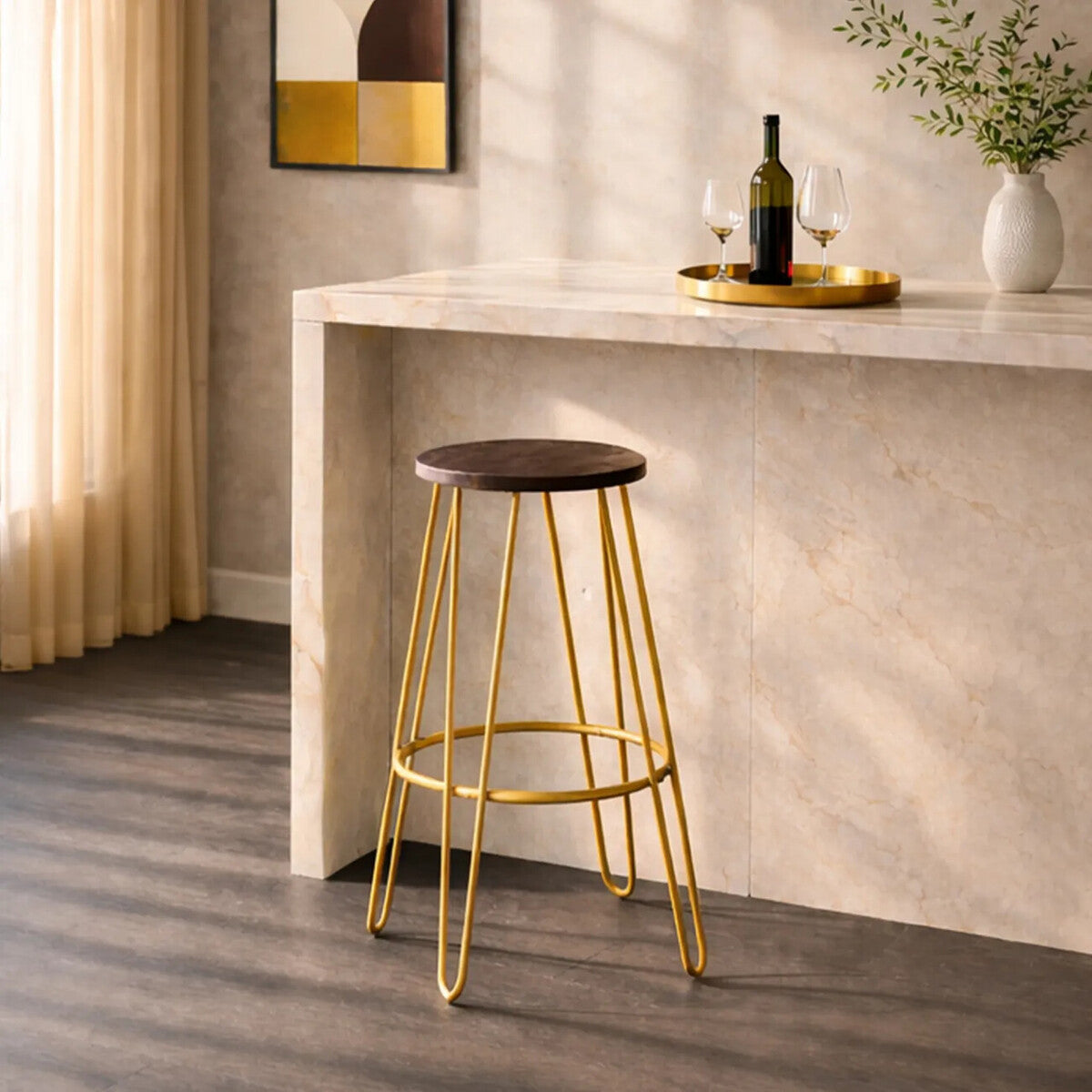 Madison Metal Frame Bar Stool 