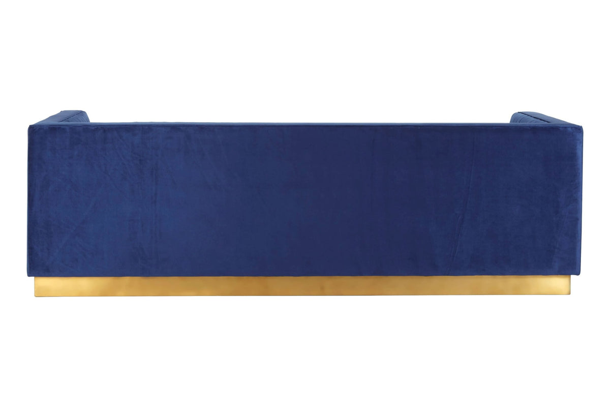 Knutsford 3 Seat Deep Blue Sofa