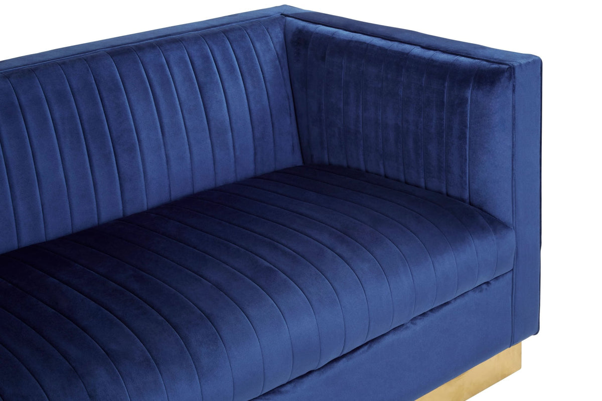 Knutsford 3 Seat Deep Blue Sofa