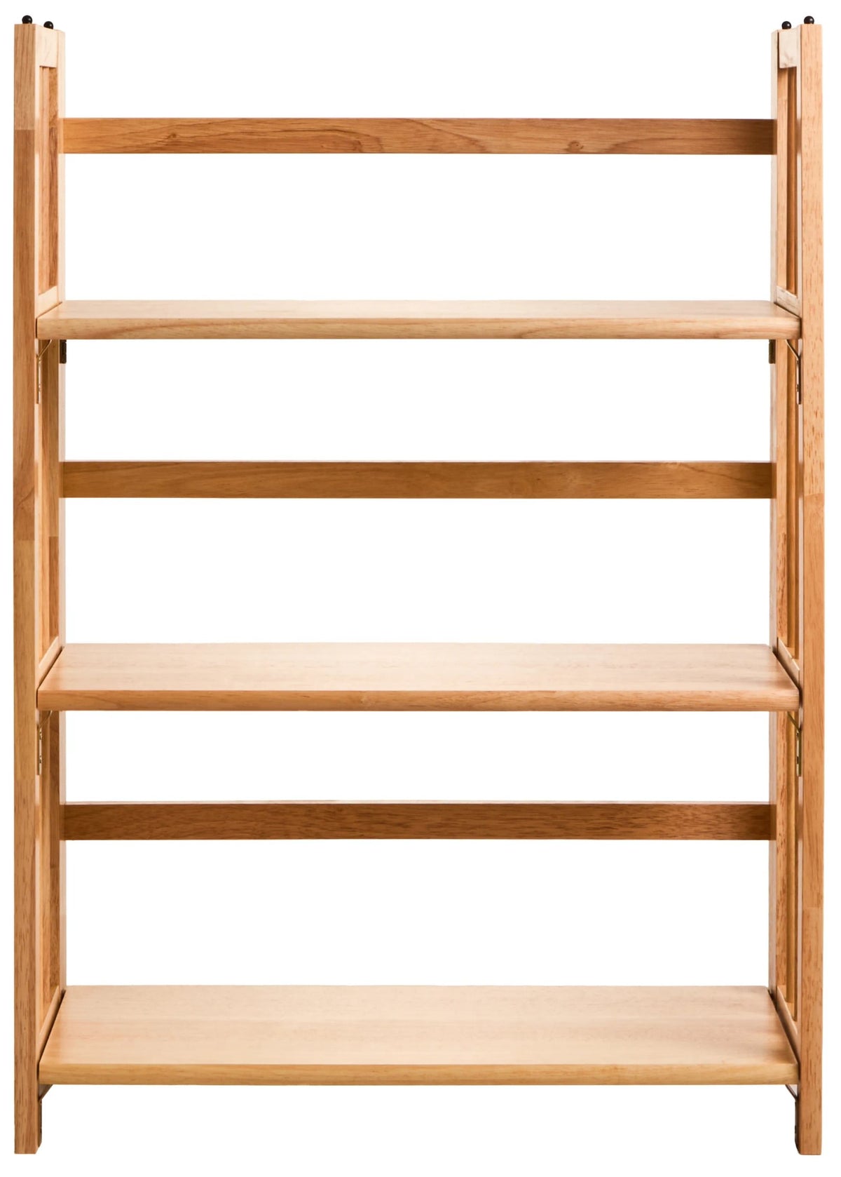 Devizes Three Tier Tropical Hevea Wood Stackable Shelf Unit