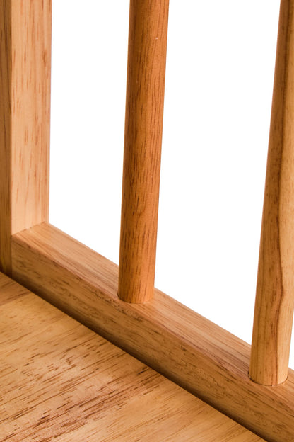 Devizes Three Tier Tropical Hevea Wood Stackable Shelf Unit