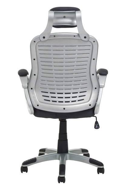 Windsor Dark Grey Home Office Chair with Headrest
