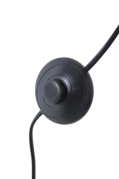 Sedbergh Black Leather Floor Lamp