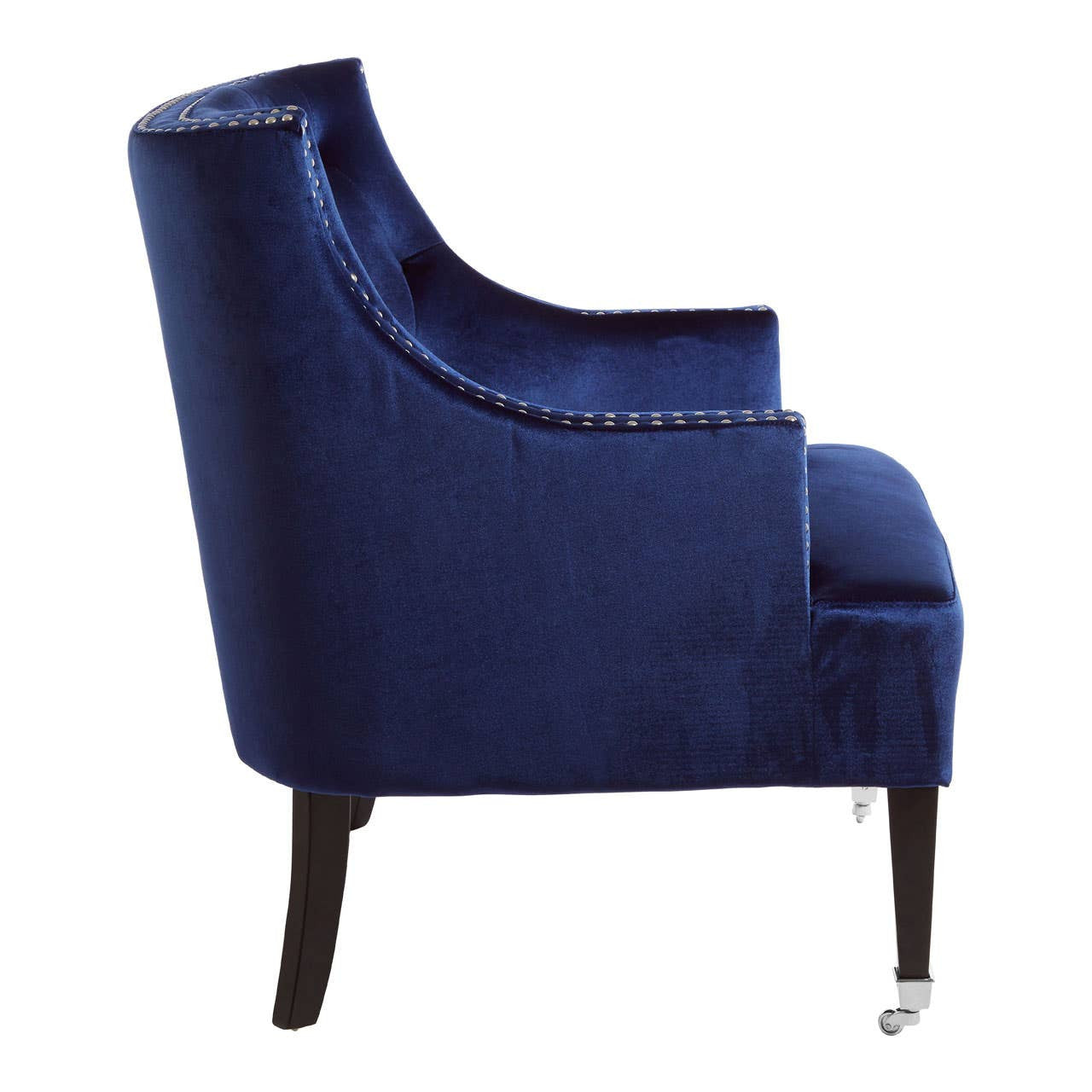 Portofino Blue Velvet Chair