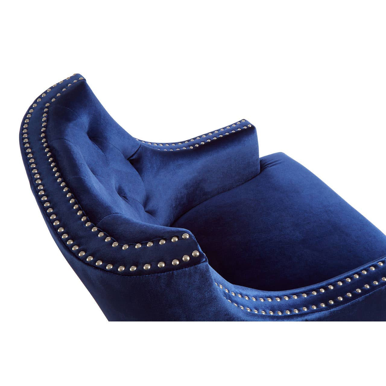 Portofino Blue Velvet Chair