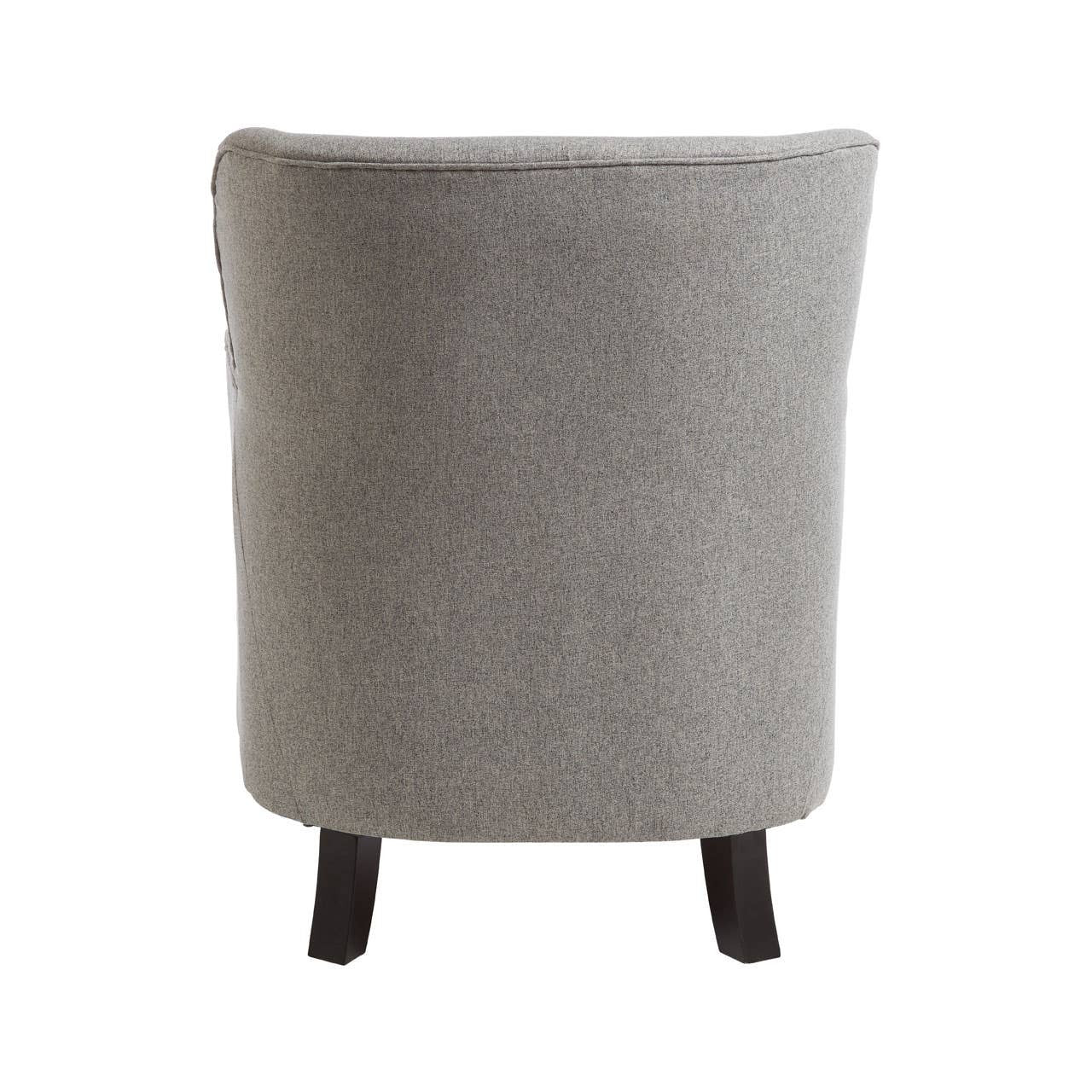 Capri Grey Armchair and Footstool Set
