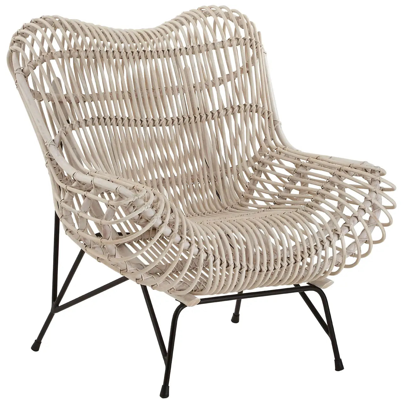 Java White Occasional Chair