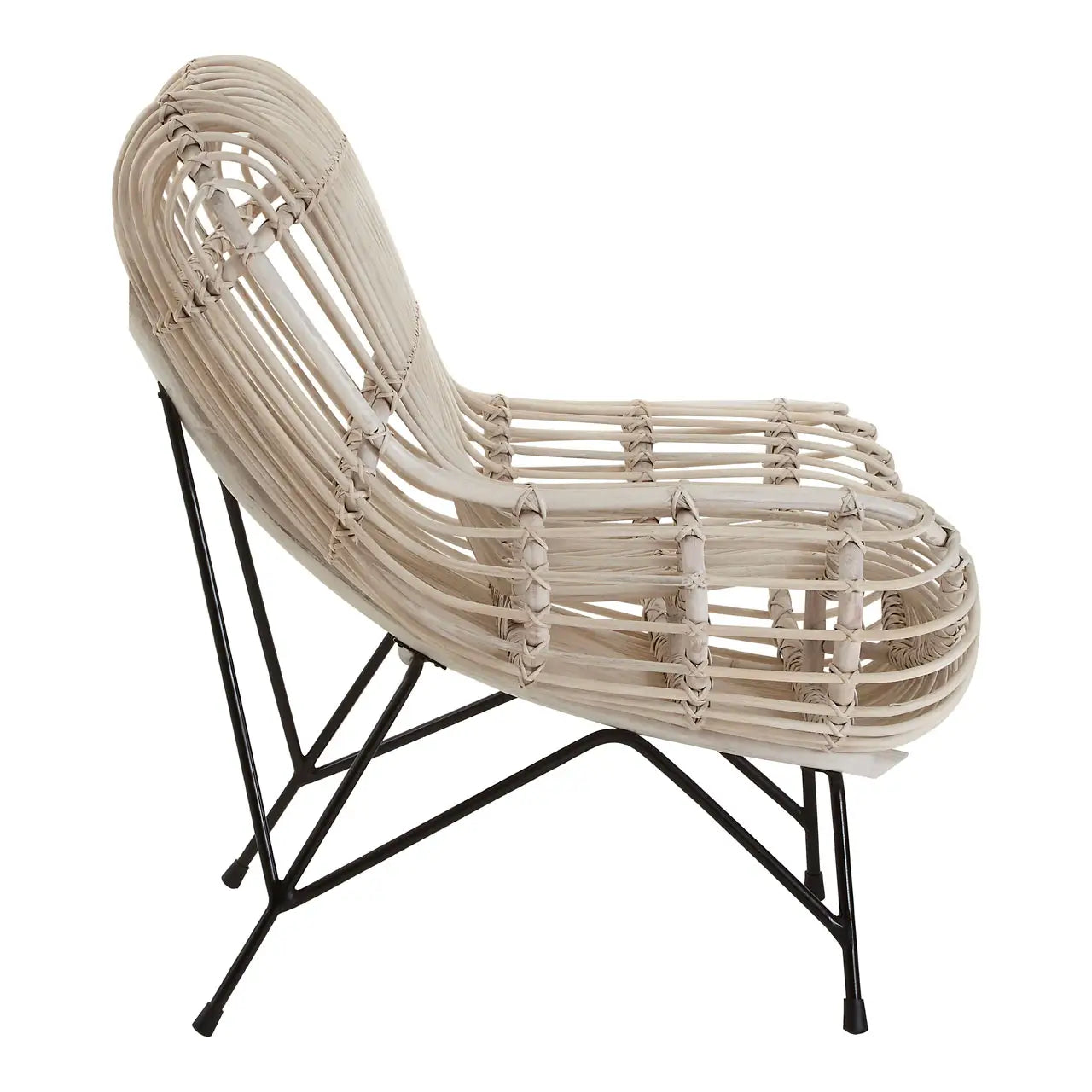 Java White Occasional Chair