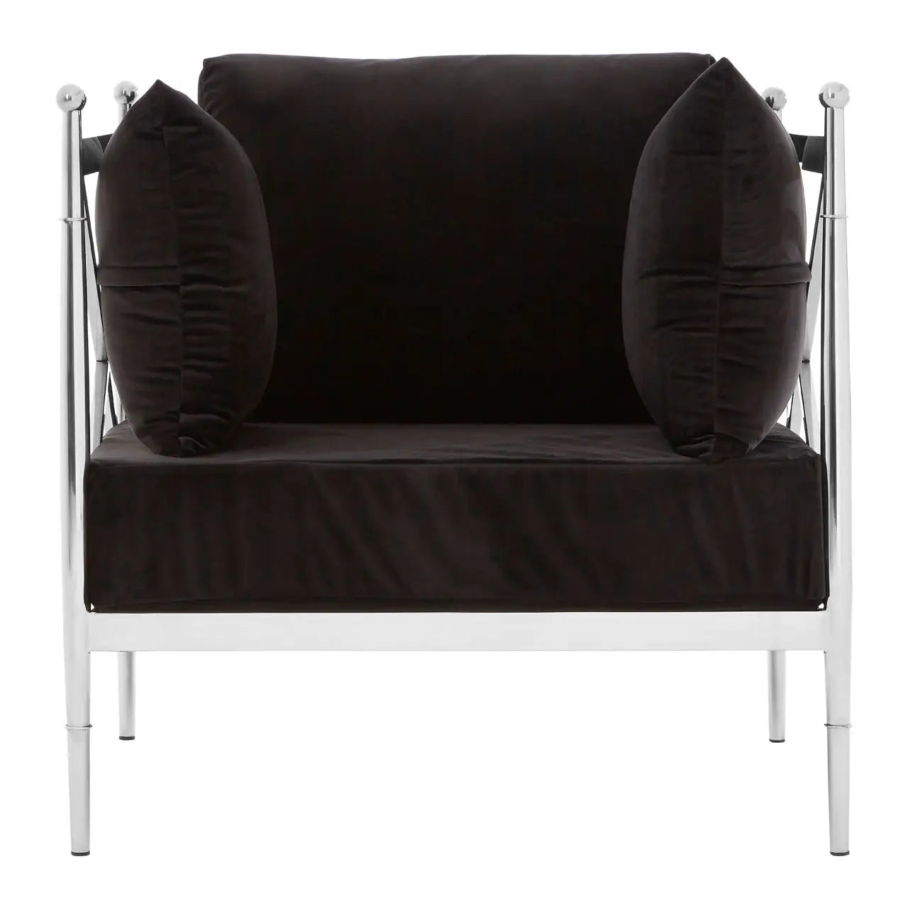 Novo Chair With Rose Gold Finished Metal Arms