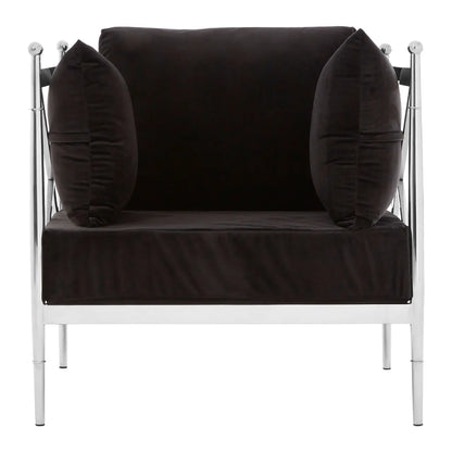 Novo Chair With Rose Gold Finished Metal Arms