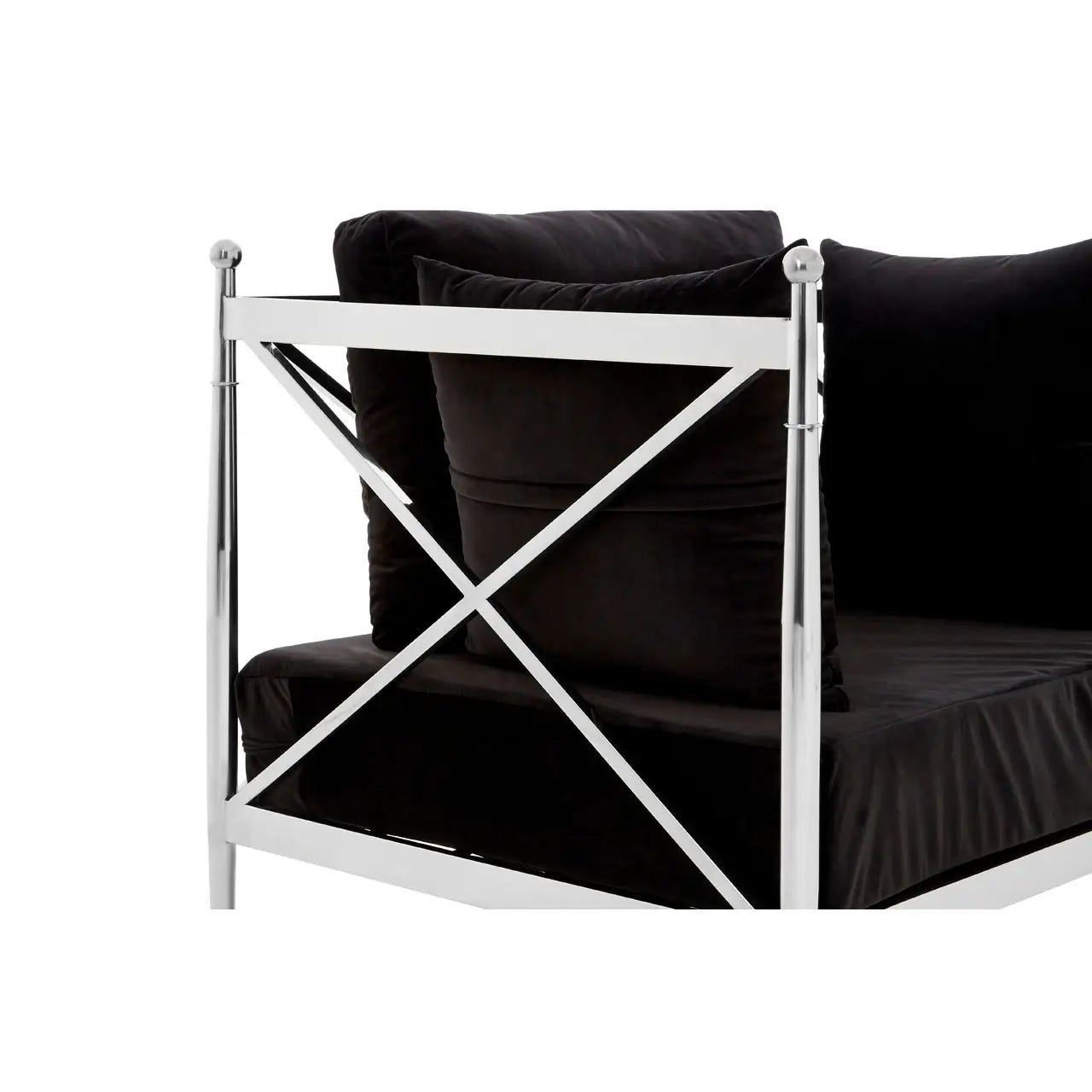 Novo Chair With Rose Gold Finished Metal Arms