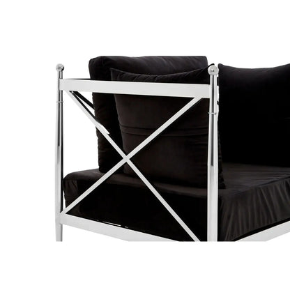 Novo Chair With Rose Gold Finished Metal Arms