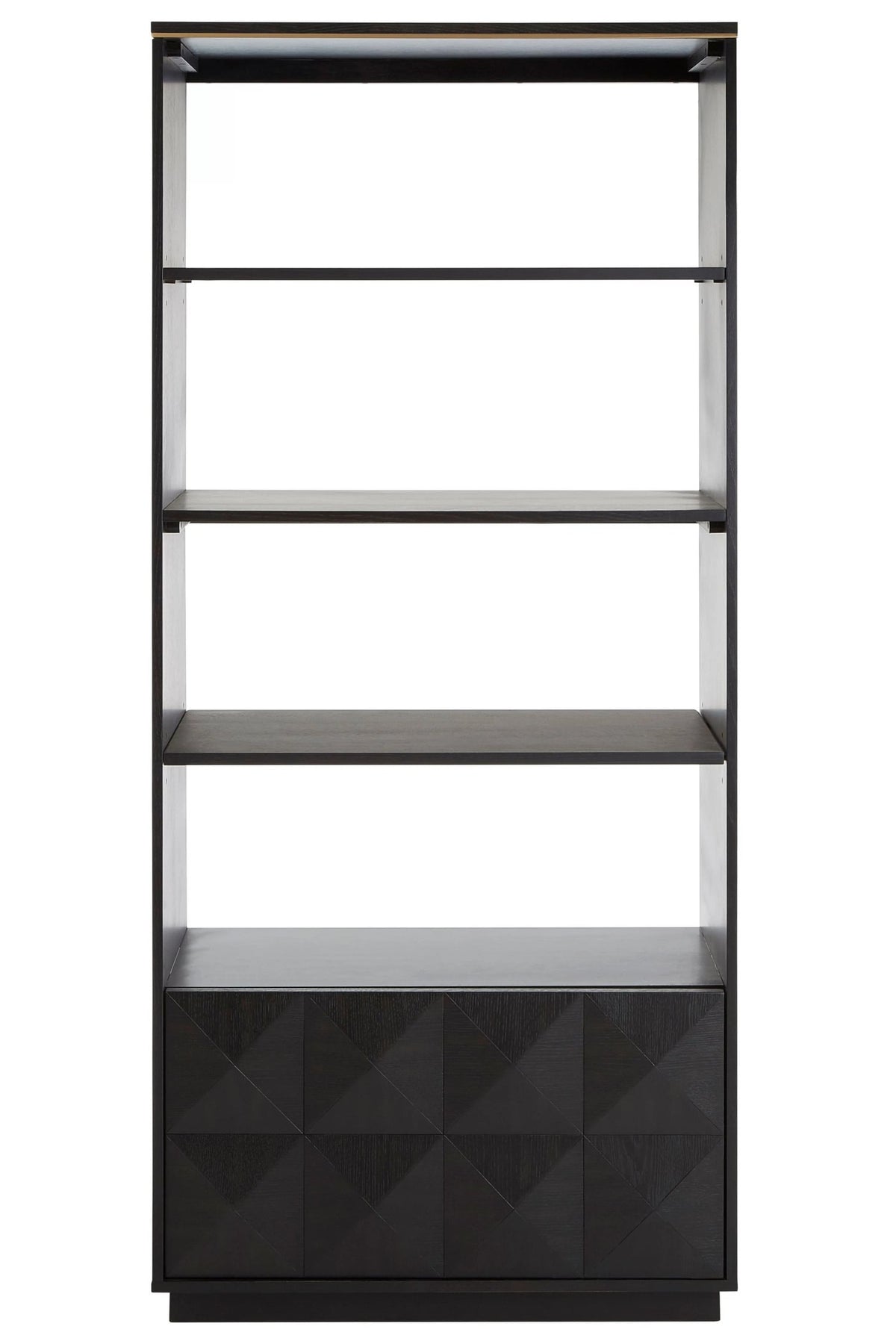 Farnham Oak Veneer Shelf Unit