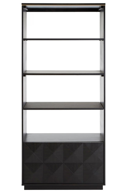 Farnham Oak Veneer Shelf Unit