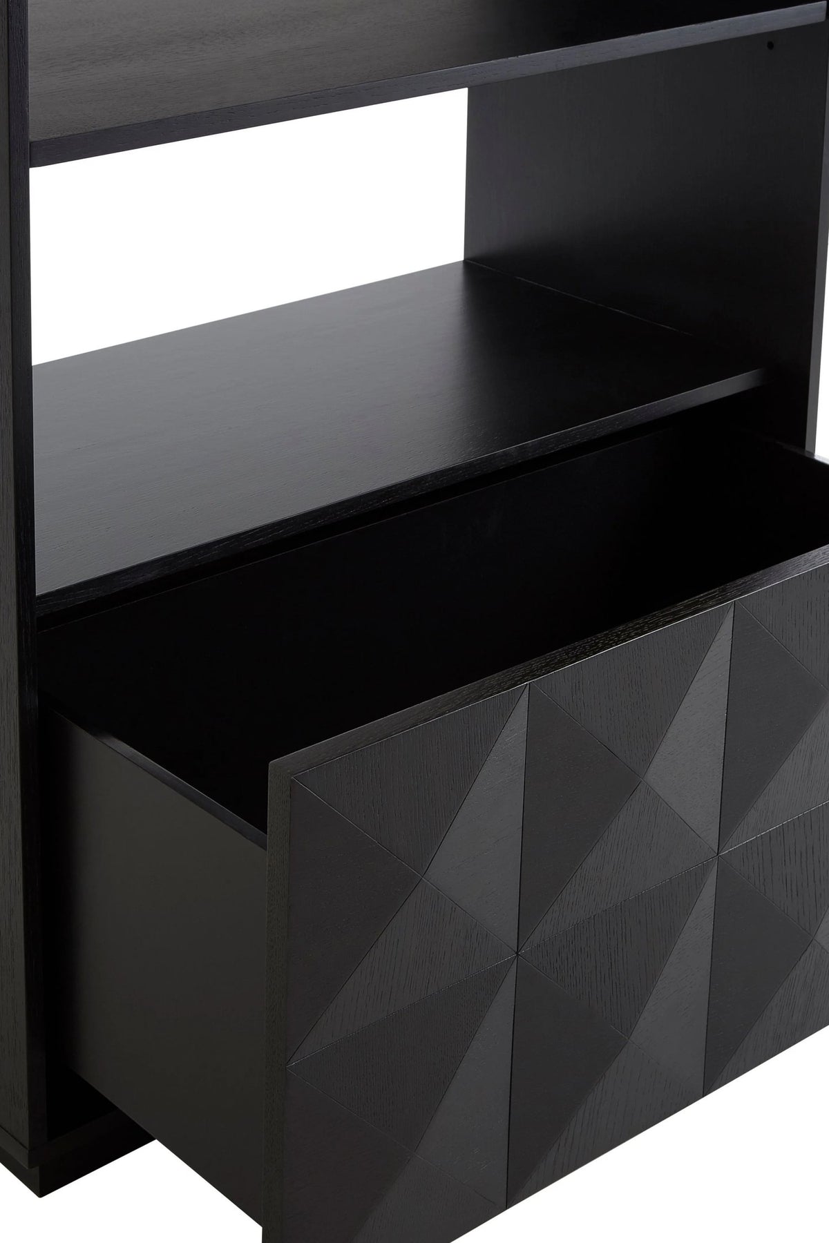 Farnham Oak Veneer Shelf Unit