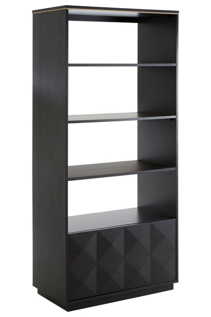 Farnham Oak Veneer Shelf Unit