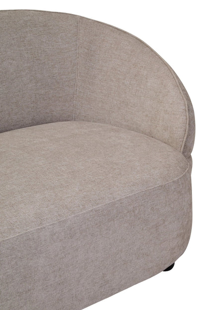 Chester Taupe Chenille Three Seater Sofa