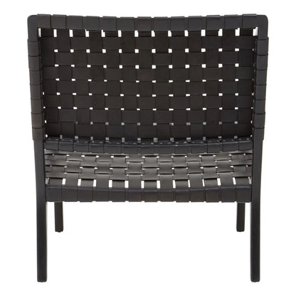 Kendari Leather Woven Chair