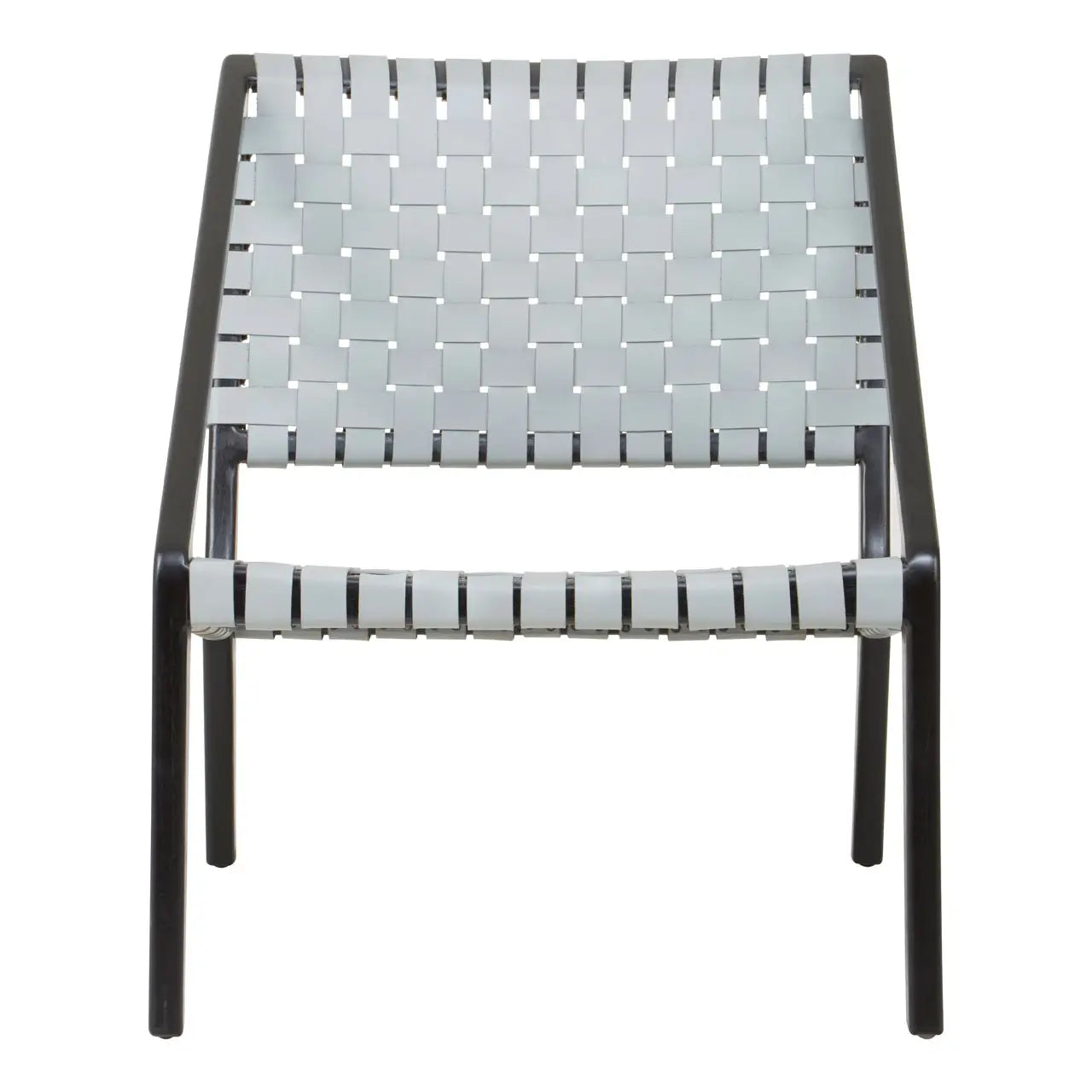 Kendari Leather Woven Chair