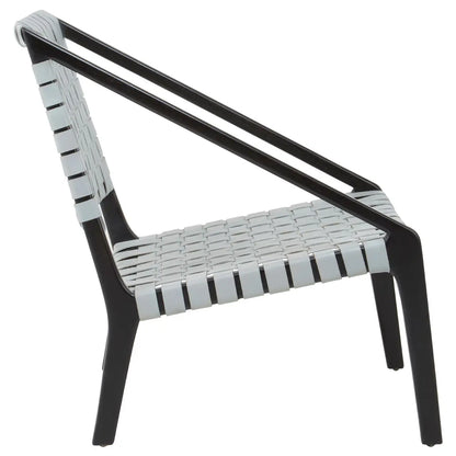 Kendari Leather Woven Chair