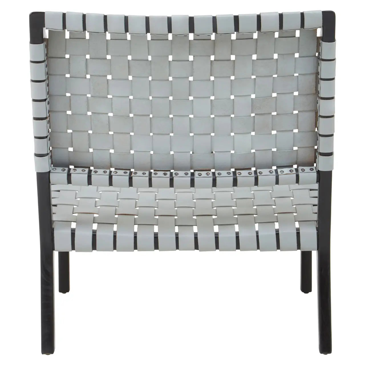 Kendari Leather Woven Chair