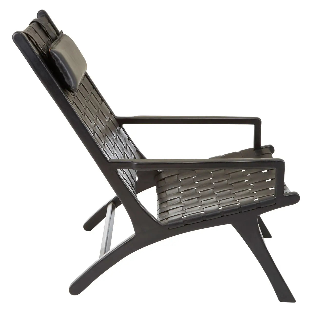 Kendari  Leather Woven Chair