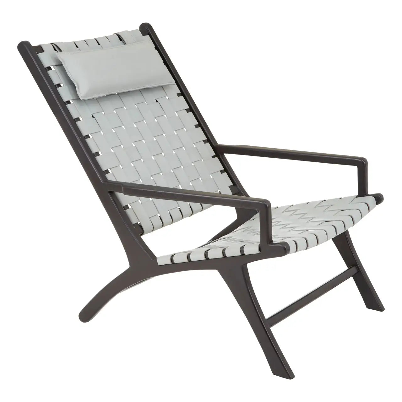 Kendari  Leather Woven Chair